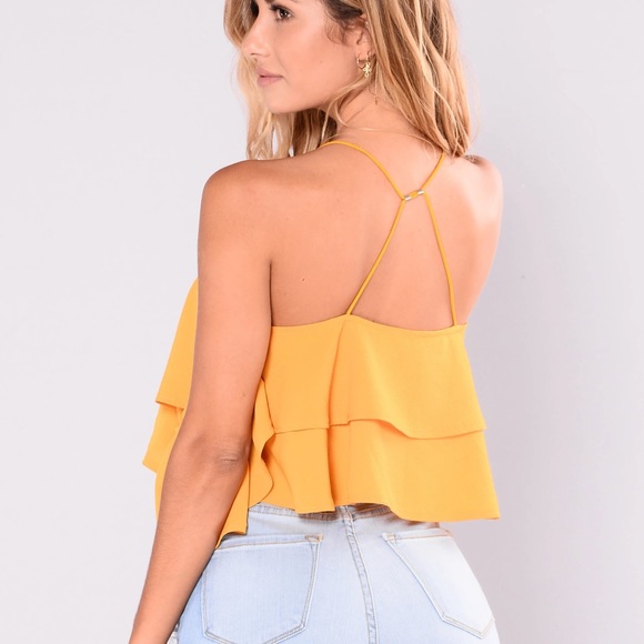 FASHIONNOVA - orange top - Picture 5 of 5